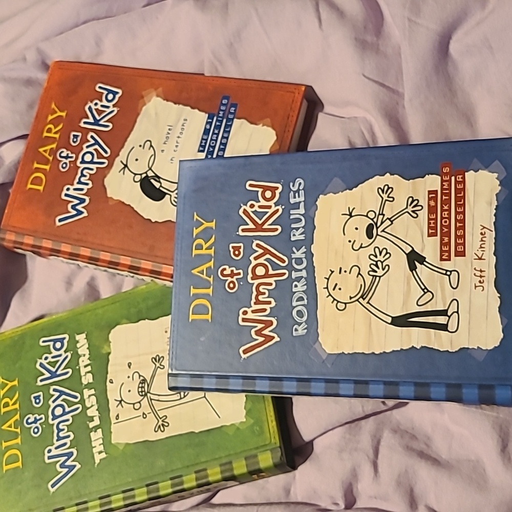 Diary of a wimpy kids Set of 3 books